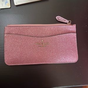 Kate spade glitter card holder